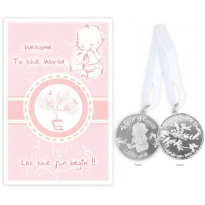 Welcome To The World Girl Coin (6 Pcs) COI010